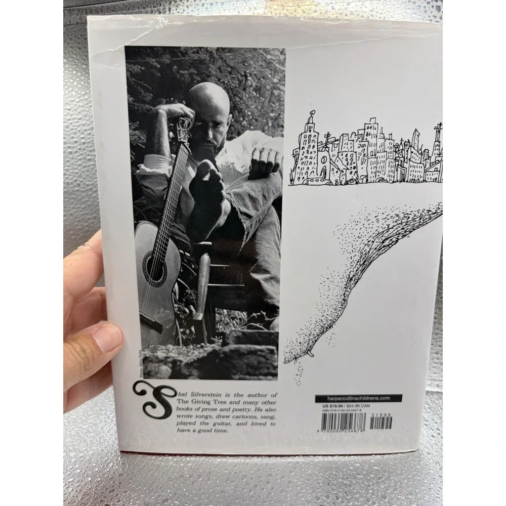 Where The Sidewalk Ends : Poems & Drawings by Shel Silverstein 1974 HCDJ 1st Ed.